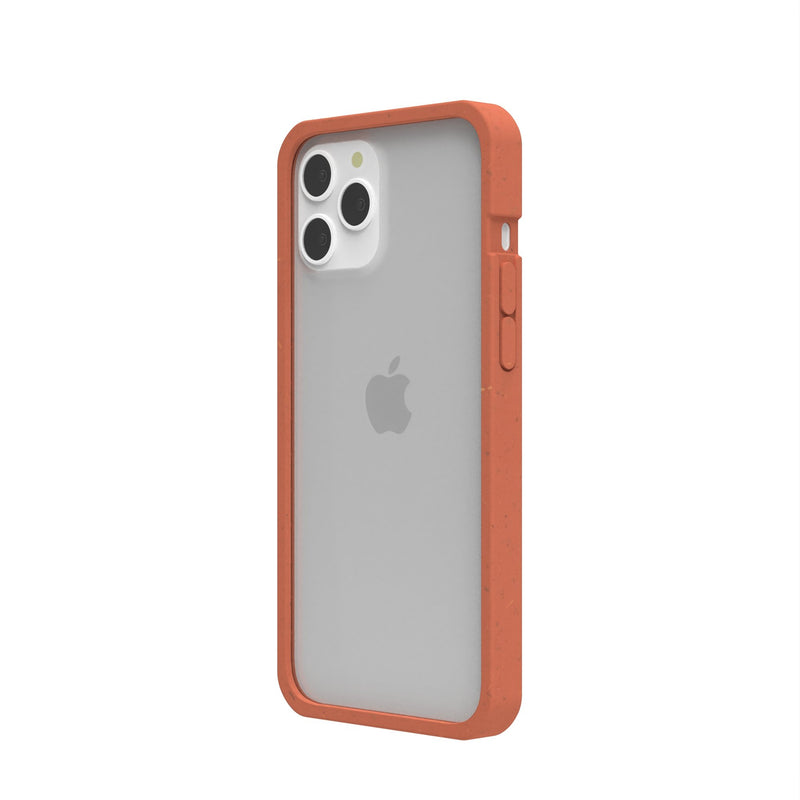 Clear iPhone 12 Pro Max Case with Terracotta Ridge