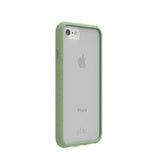 Clear iPhone 6/6s/7/8/SE Case with Sage Green Ridge