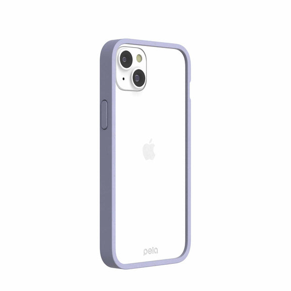 Clear iPhone 14 Plus Case with Lavender Ridge
