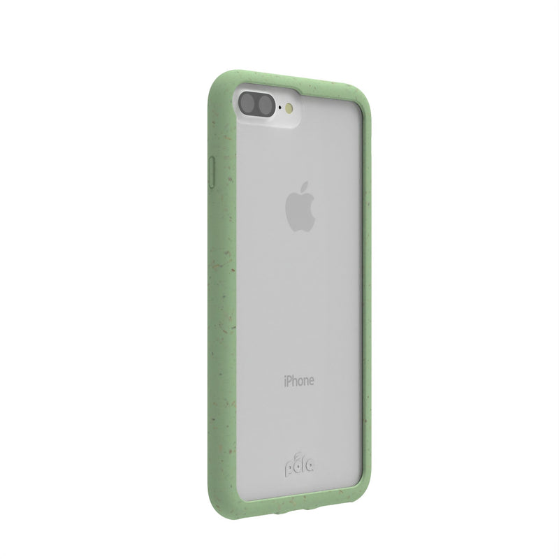Clear iPhone Plus Case with Sage Green Ridge