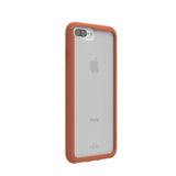 Clear iPhone Plus Case with Terracotta Ridge