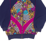 Shell Jacket Pink Crazy Pattern Womens S