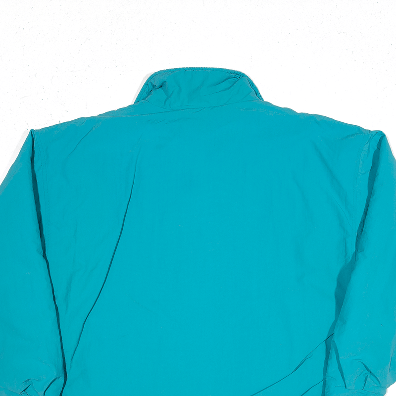 Vintage WOOLRICH Fleece Lined Turquoise Jacket Blue 80s Womens L