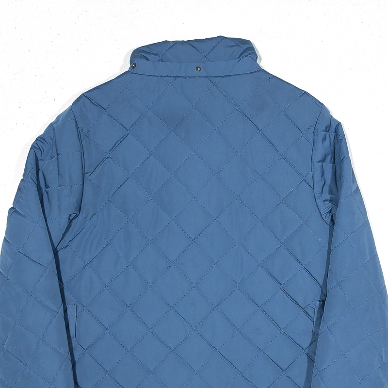 DIESEL Jacket Blue Nylon Quilted Womens L