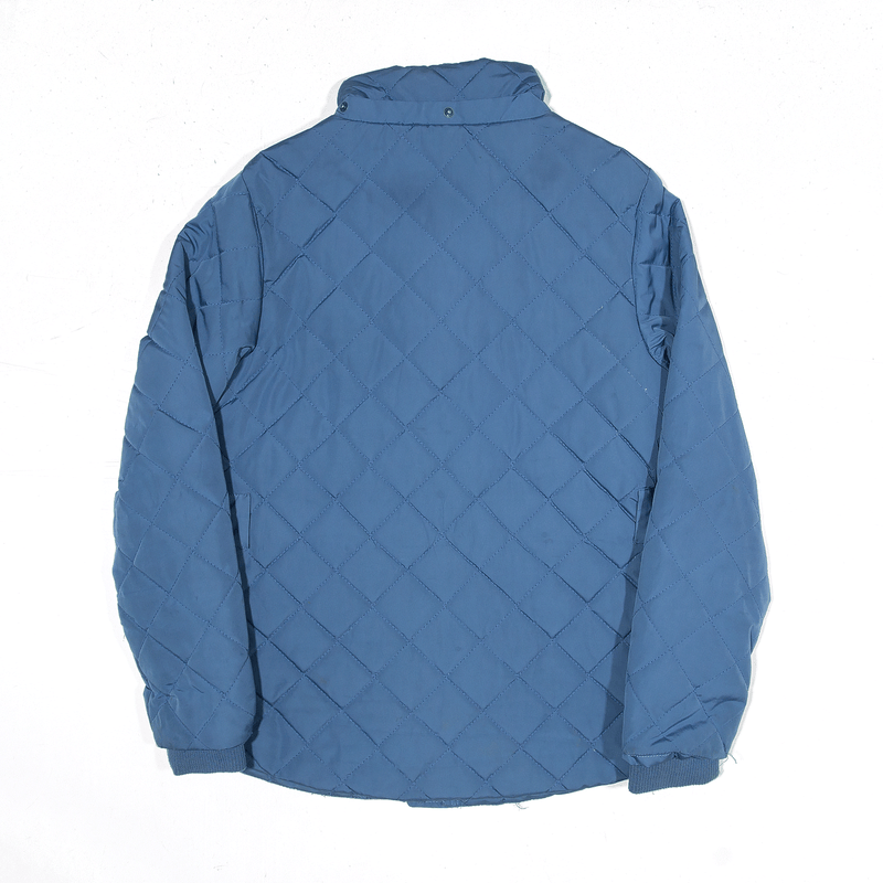 DIESEL Jacket Blue Nylon Quilted Womens L