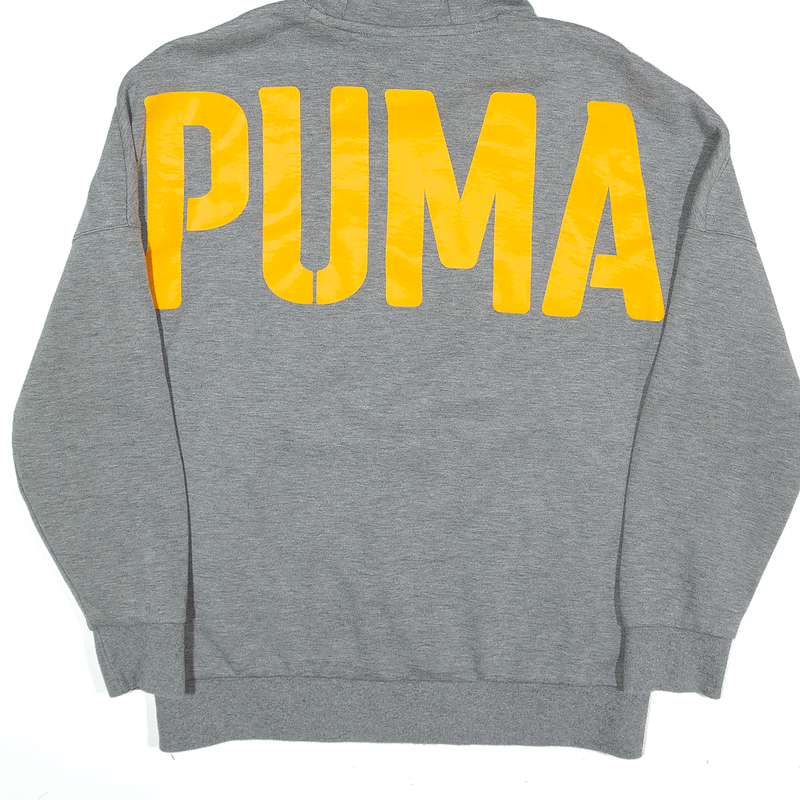 PUMA Hoodie Grey Pullover Mens S