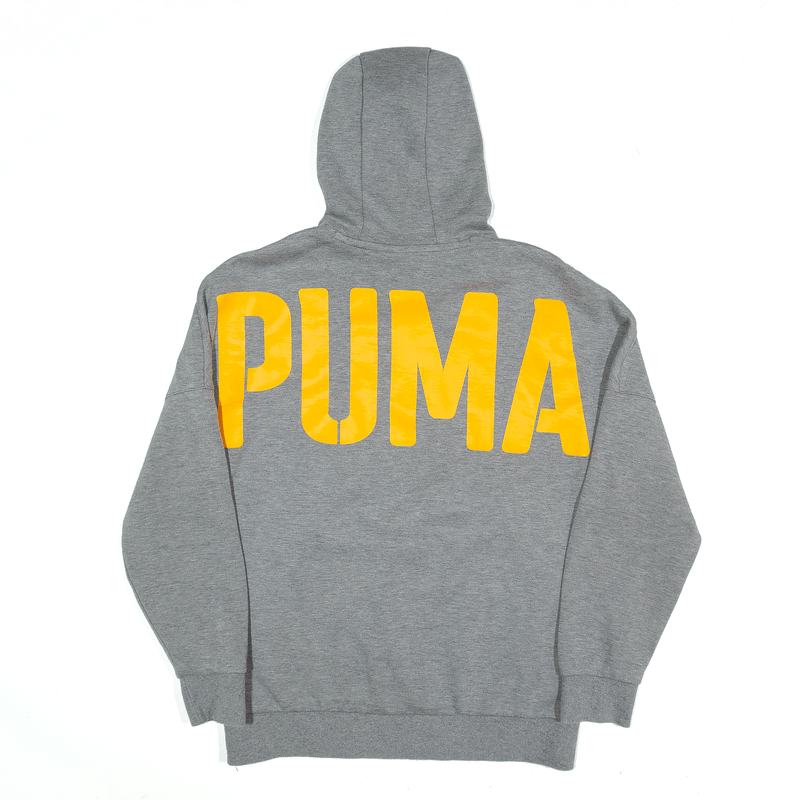 PUMA Hoodie Grey Pullover Mens S