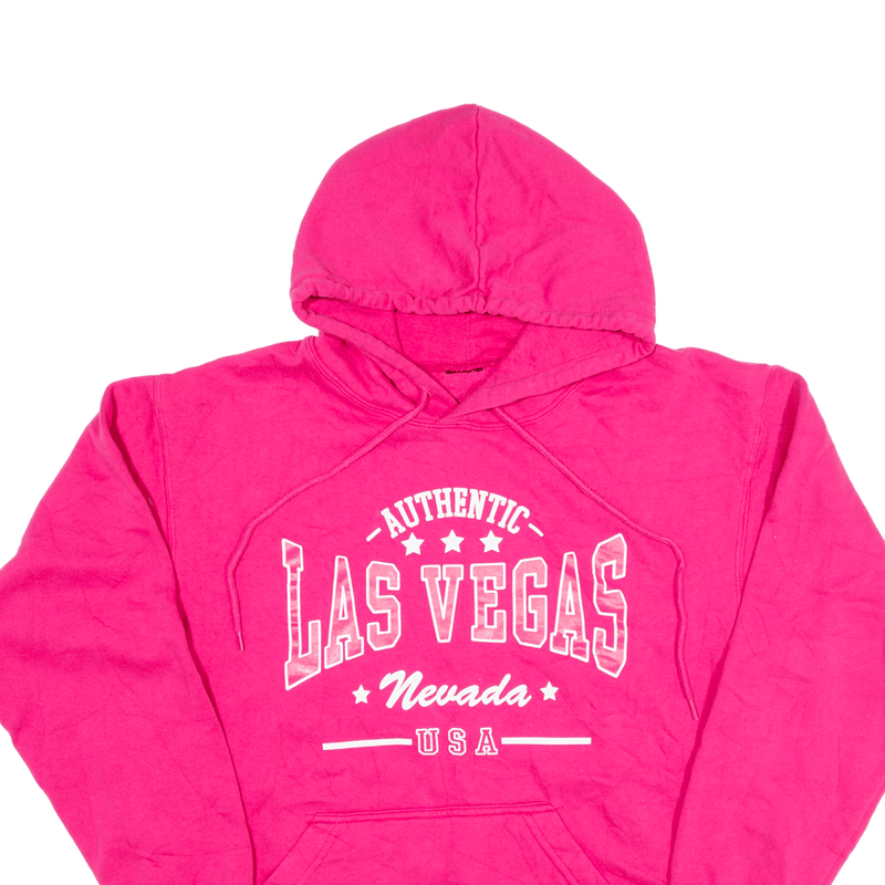 Las Vegas, Nevada Hoodie Pink Pullover Womens S