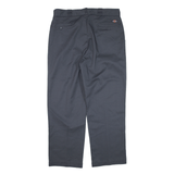 DICKIES Workwear Trousers Grey Regular Straight Mens W38 L30