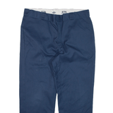 DICKIES 874 Workwear Trousers Blue Regular Straight Mens W38 L29