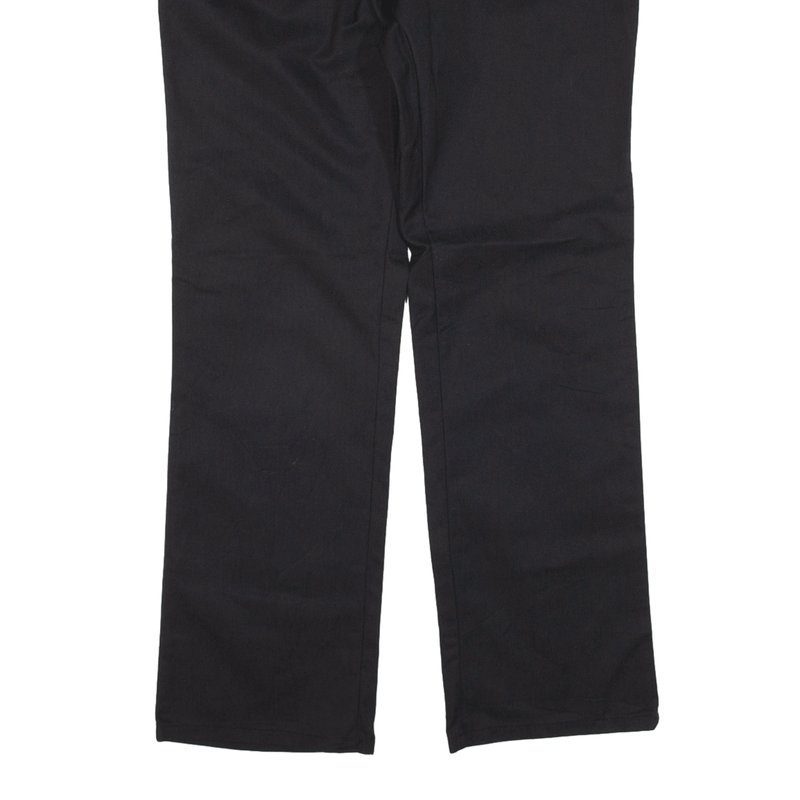 DICKIES Workwear Trousers Black Relaxed Straight Womens W34 L31