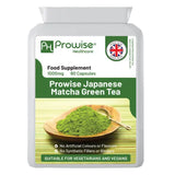 Japanese Matcha Green Tea – 1000mg 60 Capsules | Suitable For Vegetarians & Vegans | Made In UK