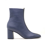 JAYNE navy/black vegan apple leather boots