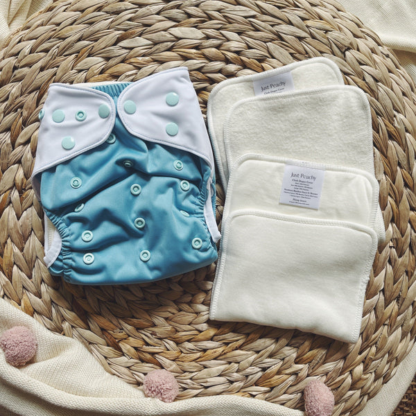 Cloth Diapers - Classic Collection - Single Diaper Set + Inserts