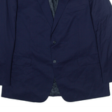 BALMAIN Super 120's Blazer Jacket Blue Wool Mens L