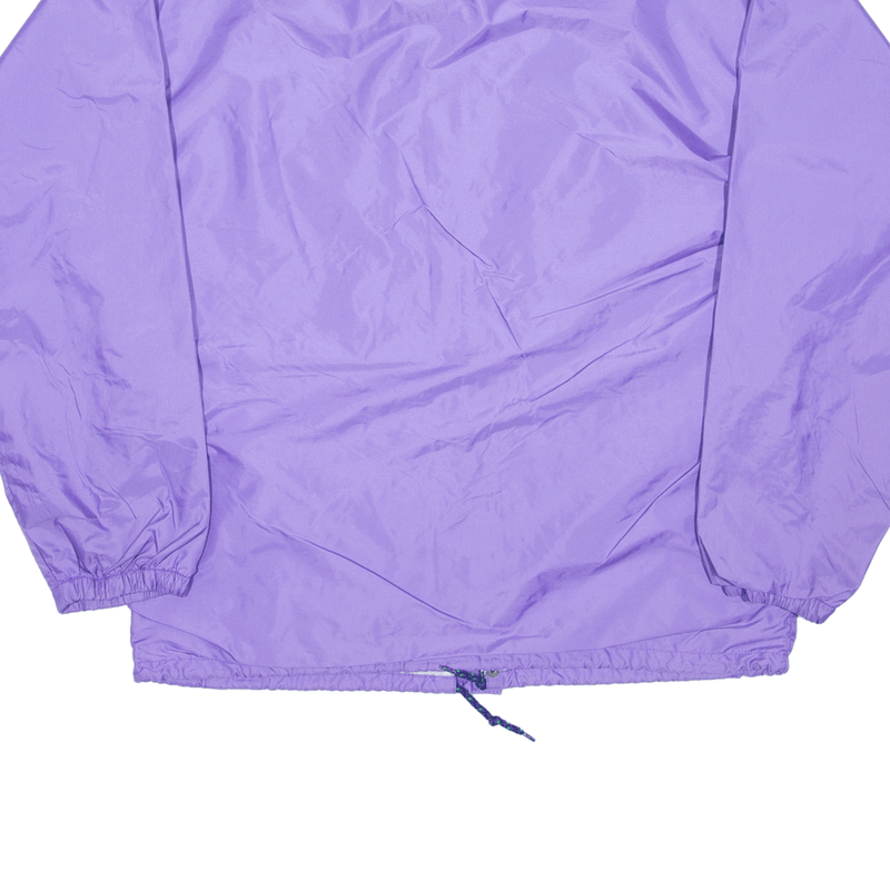 WAGNER Lightweight Hooded Rain Jacket Purple 90s Womens S