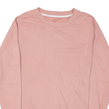 REEBOK Sweatshirt Pink Womens XS