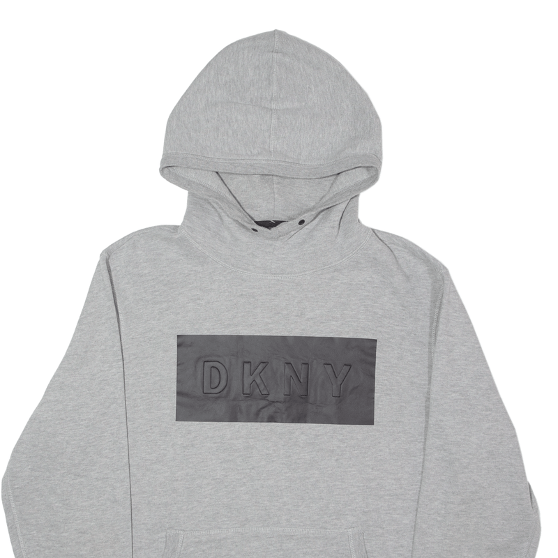 DKNY Mens Grey Hoodie Pullover M