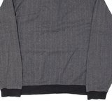 PIERRE CARDIN Team Spirit Herringbone Mens Sweatshirt Grey Collared XL