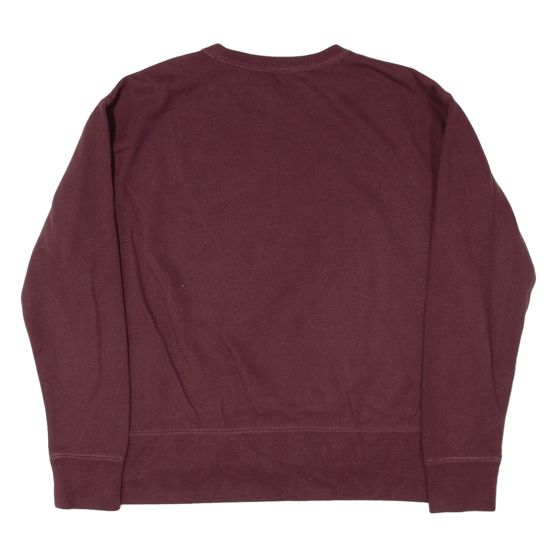 POLO RALPH LAUREN Womens Sweatshirt Maroon M