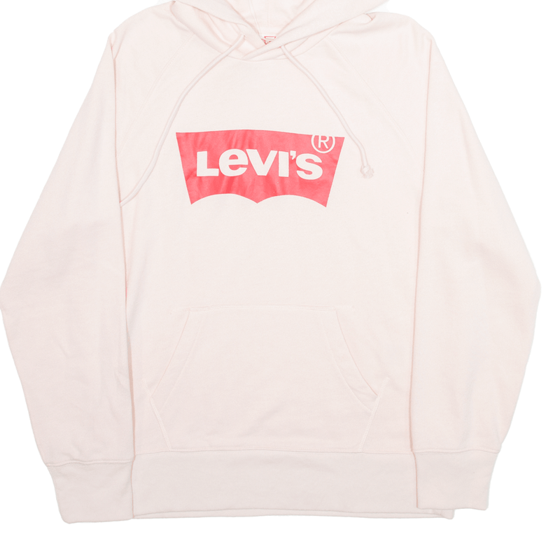 LEVI'S Pink Pullover Hoodie Womens S