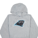 NFL Carolina Panthers Football Grey Pullover USA Hoodie Womens S