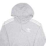 ADIDAS Sports Grey Pullover Hoodie Womens S