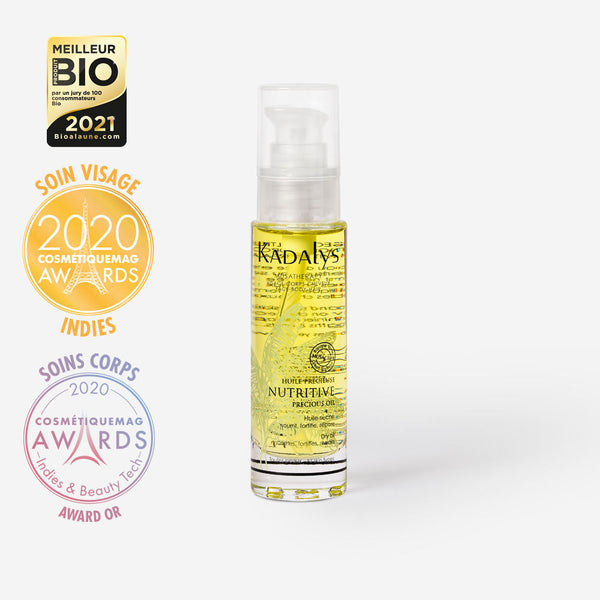 Organic Nourishing Facial Oil with Green Banana benefits for skin. Certified Organic. Meets Cosmos standard.