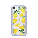 Clear Lemon Fizz iPhone 6/6s/7/8/SE Case With Lavender Ridge