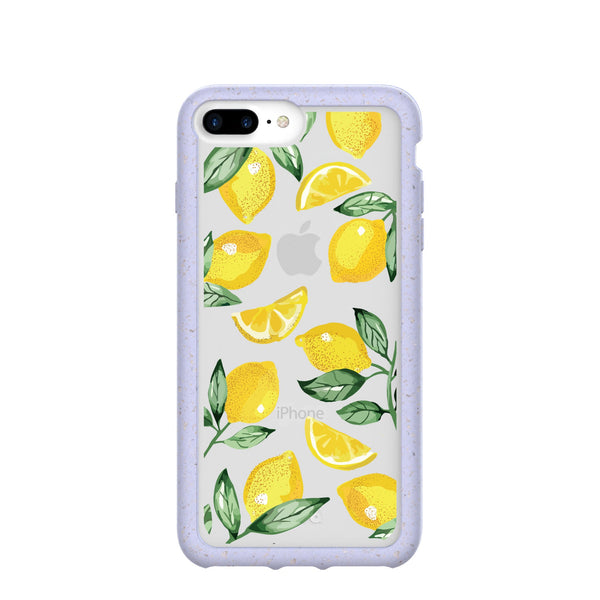 Clear Lemon Fizz iPhone Plus Case With Lavender Ridge