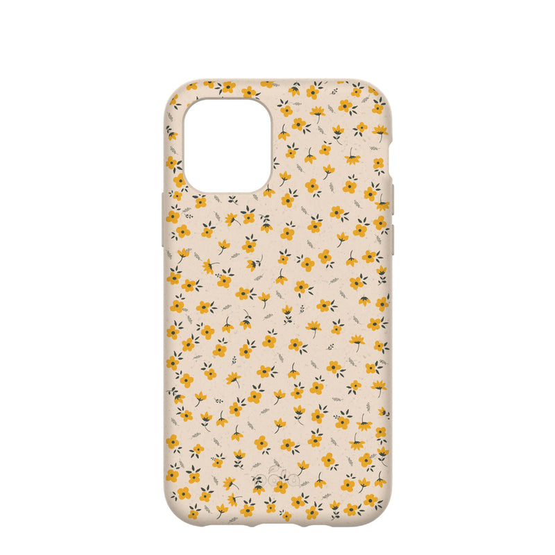 Seashell Little Yellow Flowers iPhone 11 Pro Case