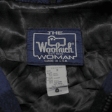 WOOLRICH Jacket Blue Wool Check Womens M