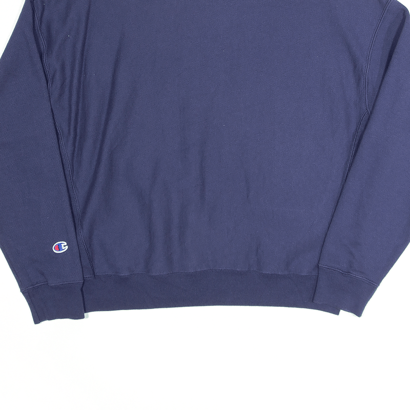 CHAMPION Reverse Weave Navy Blue Sweatshirt Womens XL