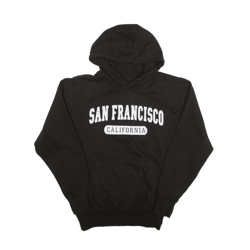 San Francisco California Hoodie Black Pullover Mens S