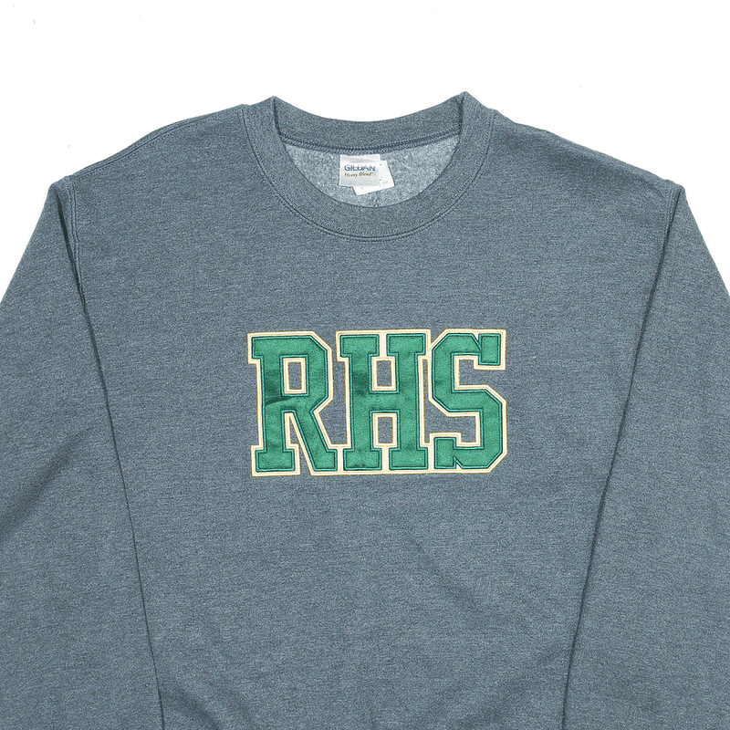 GILDAN RHS Embroidered Grey USA Sweatshirt Mens S