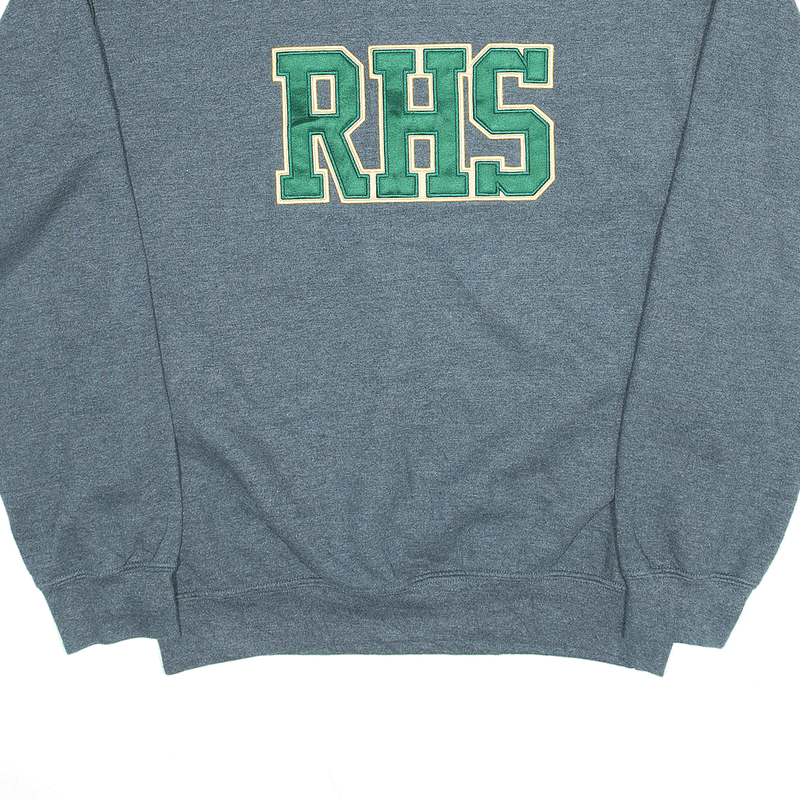GILDAN RHS Embroidered Grey USA Sweatshirt Mens S