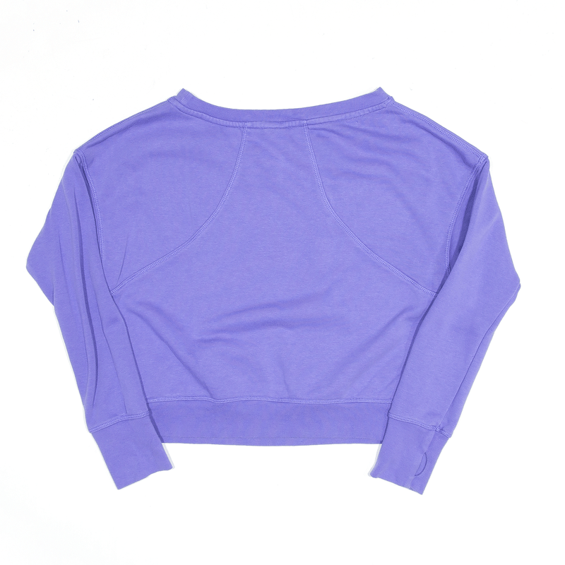 NIKE Cropped Purple Sweatshirt Girls L