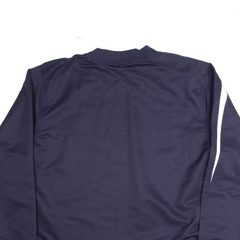 PUMA Embroidered Navy Blue Sweatshirt Mens L