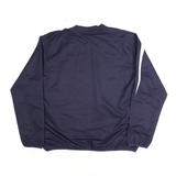 PUMA Embroidered Navy Blue Sweatshirt Mens L