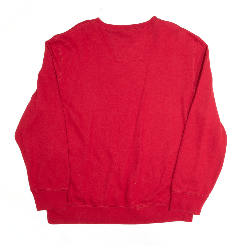 NAUTICA Embroidered Red Sweatshirt Mens XL