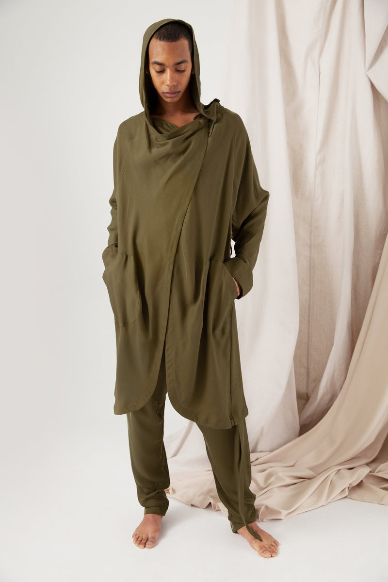 Lâcher Prise - Horizon Green Kimono - 3 in 1 Kimono Dress