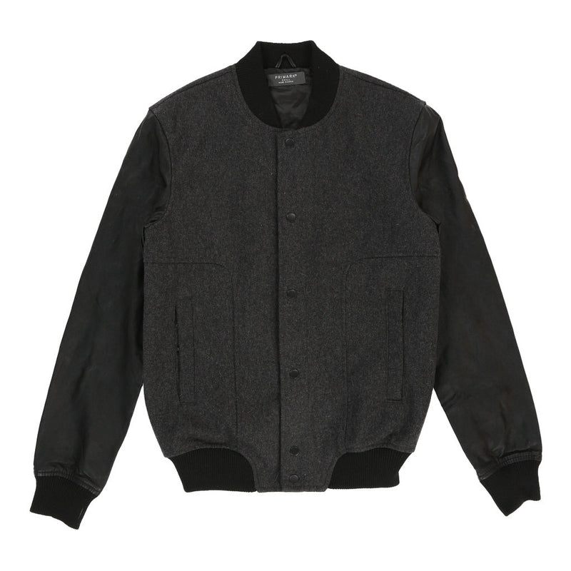 Pre-Loved Primark Varsity Jacket - Small Grey - Thrifted.com