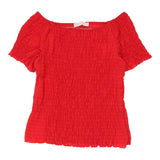 Vintage New Collection Top - Medium Red Polyester