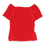 Vintage New Collection Top - Medium Red Polyester