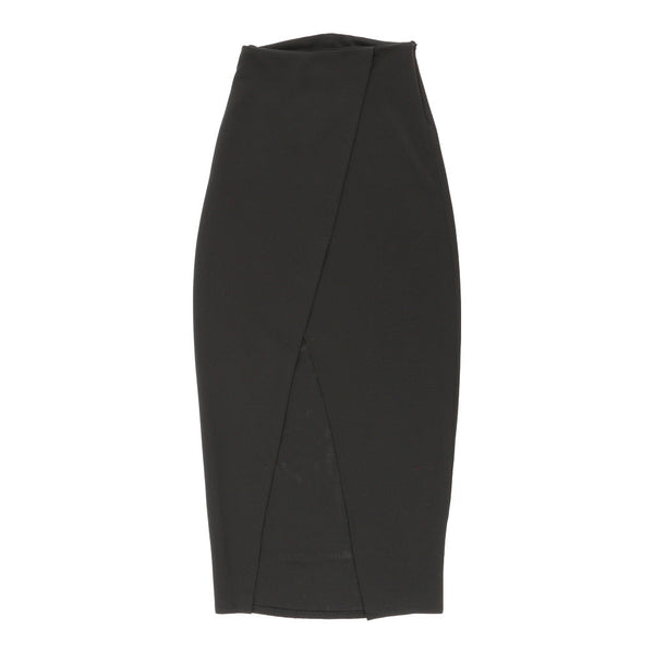 Unbranded Maxi Skirt - 23W UK 2 Black Polyester