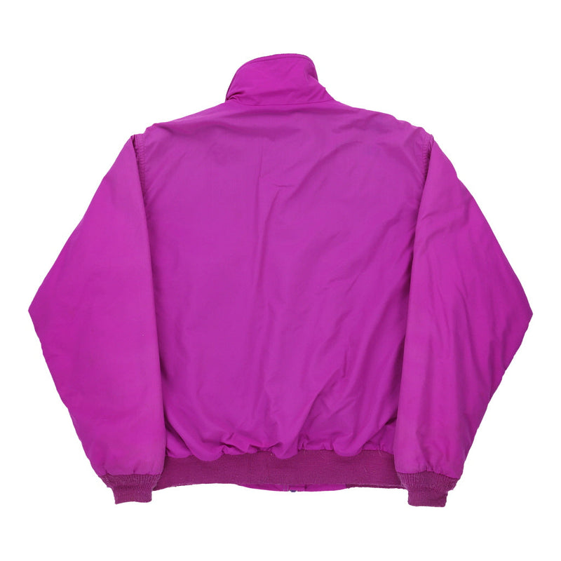 Vintage L.L.Bean Jacket - Large Purple Polyester - Thrifted.com