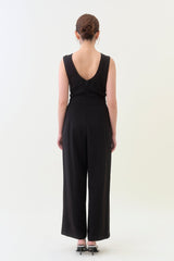 Low-Back Jumpsuit - Black