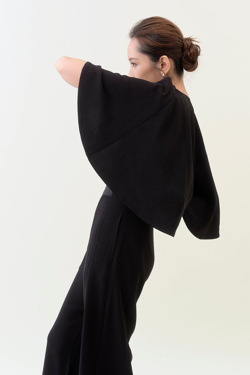 Low-Back Jumpsuit - Black