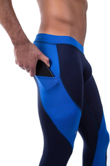 navy blue tights for men