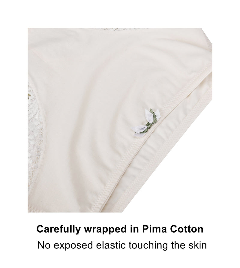 Nova - High Waisted Silk & Organic Cotton Full Brief